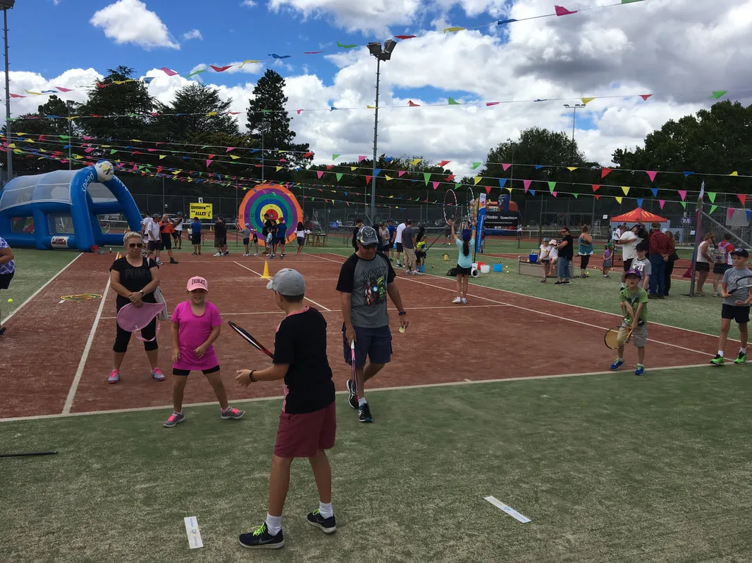 Kids tennis fun